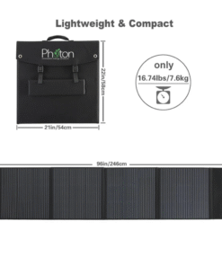 Photon 200W 19V Portable Monocrystalline Solar Panel