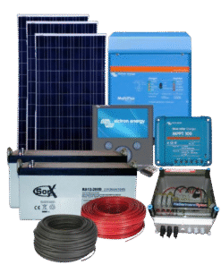 5kW Solar Power Kit with 9.6kWh battery reserve and 2.5kWp Solar Array