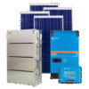 5kW peak system with 29kWh lithium battery and 6kWp array Solar Power Kit