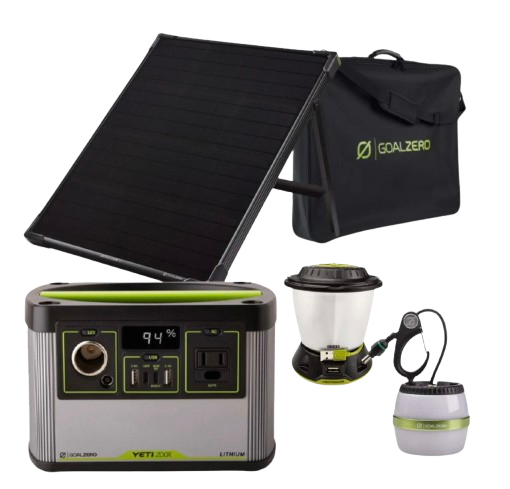 Goal Zero Yeti 200X 5 in 1 Solar Kit
