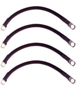 Sustainable 250mm Black Battery Connector Pack of 4