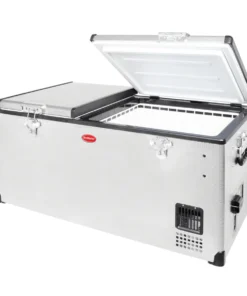SnoMaster SMDZ-LP96D 12V-220V 93 Litre Dual Compartment Fridge-Freezer
